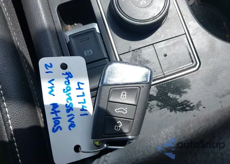 2021 Volkswagen Atlas 2.0T Se из США, поврежденный, VIN 1V2LP2CA1MC569712